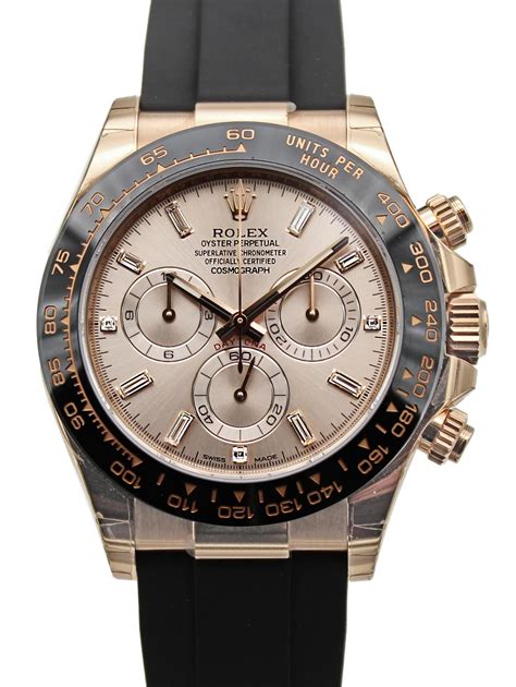 rolex rose gold daytona diamond dial|rolex daytona rose gold men.